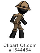 Black Design Mascot Clipart #1544454 by Leo Blanchette