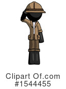 Black Design Mascot Clipart #1544455 by Leo Blanchette