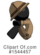 Black Design Mascot Clipart #1544457 by Leo Blanchette