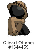 Black Design Mascot Clipart #1544459 by Leo Blanchette