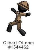Black Design Mascot Clipart #1544462 by Leo Blanchette