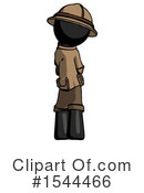 Black Design Mascot Clipart #1544466 by Leo Blanchette