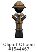 Black Design Mascot Clipart #1544467 by Leo Blanchette