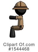 Black Design Mascot Clipart #1544468 by Leo Blanchette