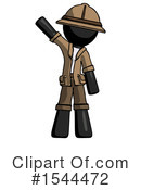 Black Design Mascot Clipart #1544472 by Leo Blanchette