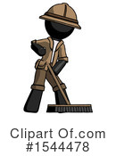 Black Design Mascot Clipart #1544478 by Leo Blanchette