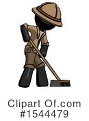 Black Design Mascot Clipart #1544479 by Leo Blanchette