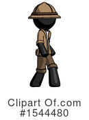 Black Design Mascot Clipart #1544480 by Leo Blanchette
