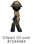 Black Design Mascot Clipart #1544484 by Leo Blanchette