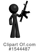 Black Design Mascot Clipart #1544487 by Leo Blanchette