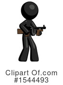 Black Design Mascot Clipart #1544493 by Leo Blanchette