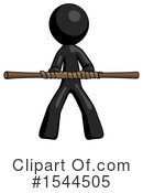 Black Design Mascot Clipart #1544505 by Leo Blanchette
