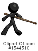 Black Design Mascot Clipart #1544510 by Leo Blanchette