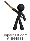 Black Design Mascot Clipart #1544511 by Leo Blanchette