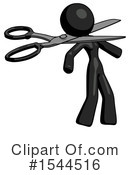 Black Design Mascot Clipart #1544516 by Leo Blanchette