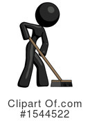 Black Design Mascot Clipart #1544522 by Leo Blanchette