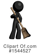 Black Design Mascot Clipart #1544527 by Leo Blanchette