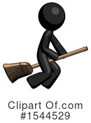 Black Design Mascot Clipart #1544529 by Leo Blanchette