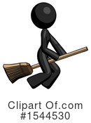 Black Design Mascot Clipart #1544530 by Leo Blanchette