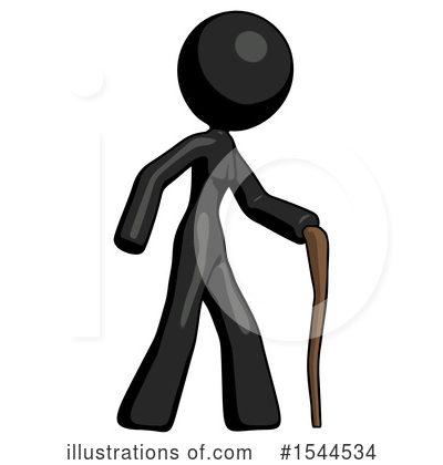 Royalty-Free (RF) Black Design Mascot Clipart Illustration by Leo Blanchette - Stock Sample #1544534