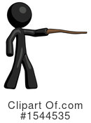 Black Design Mascot Clipart #1544535 by Leo Blanchette