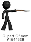 Black Design Mascot Clipart #1544536 by Leo Blanchette