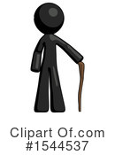 Black Design Mascot Clipart #1544537 by Leo Blanchette