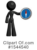 Black Design Mascot Clipart #1544540 by Leo Blanchette