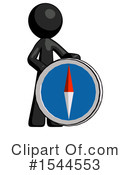 Black Design Mascot Clipart #1544553 by Leo Blanchette