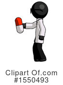 Black Design Mascot Clipart #1550493 by Leo Blanchette