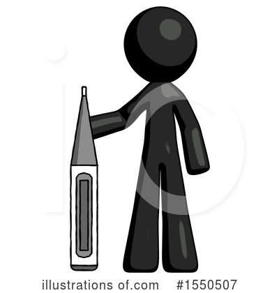 Royalty-Free (RF) Black Design Mascot Clipart Illustration by Leo Blanchette - Stock Sample #1550507