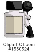 Black Design Mascot Clipart #1550524 by Leo Blanchette
