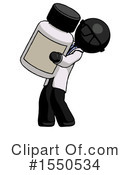 Black Design Mascot Clipart #1550534 by Leo Blanchette