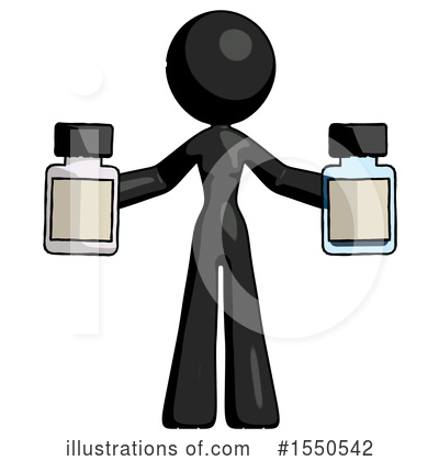 Royalty-Free (RF) Black Design Mascot Clipart Illustration by Leo Blanchette - Stock Sample #1550542