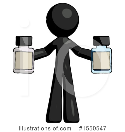 Royalty-Free (RF) Black Design Mascot Clipart Illustration by Leo Blanchette - Stock Sample #1550547