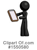 Black Design Mascot Clipart #1550580 by Leo Blanchette
