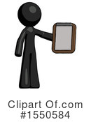 Black Design Mascot Clipart #1550584 by Leo Blanchette