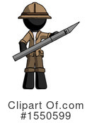 Black Design Mascot Clipart #1550599 by Leo Blanchette