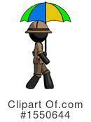 Black Design Mascot Clipart #1550644 by Leo Blanchette