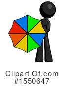 Black Design Mascot Clipart #1550647 by Leo Blanchette