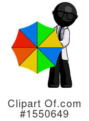 Black Design Mascot Clipart #1550649 by Leo Blanchette