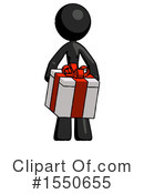 Black Design Mascot Clipart #1550655 by Leo Blanchette