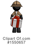 Black Design Mascot Clipart #1550657 by Leo Blanchette