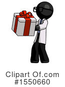 Black Design Mascot Clipart #1550660 by Leo Blanchette