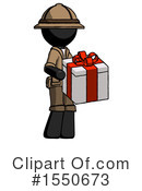 Black Design Mascot Clipart #1550673 by Leo Blanchette