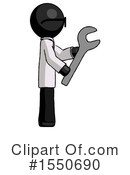 Black Design Mascot Clipart #1550690 by Leo Blanchette