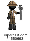 Black Design Mascot Clipart #1550693 by Leo Blanchette