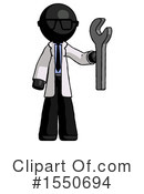 Black Design Mascot Clipart #1550694 by Leo Blanchette