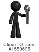 Black Design Mascot Clipart #1550695 by Leo Blanchette