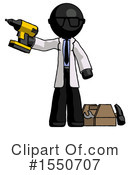 Black Design Mascot Clipart #1550707 by Leo Blanchette